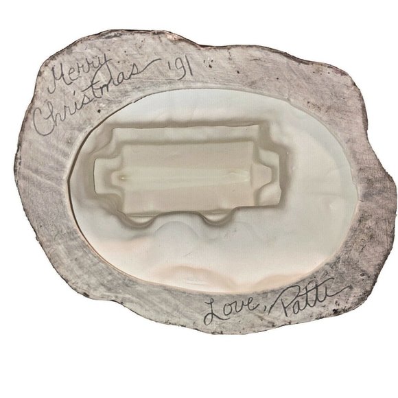 Vintage Ceramic Cottage House Mold Hand Painted Mini Village Decor 1990s - Picture 5 of 5